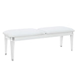 Brenda - Bedroom Bench With Padded Seating - Gray