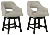 Tallenger - Upholstered Swivel Barstool (Set of 2)