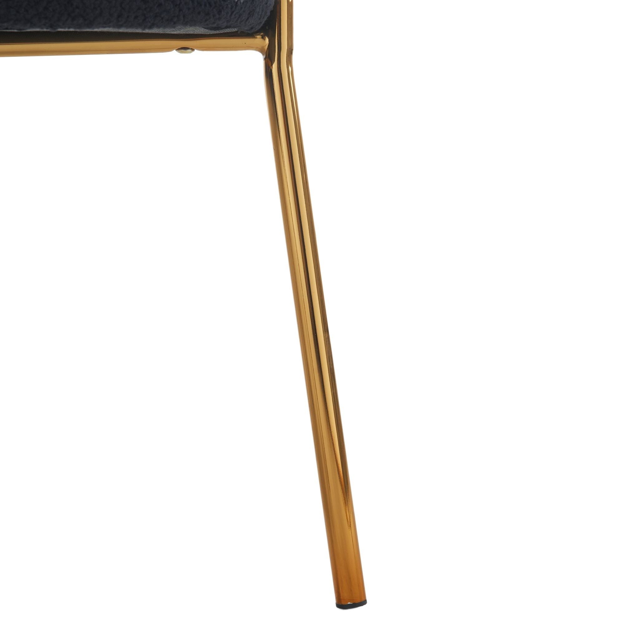 Mid-Century Modern Dining Chairs - Gold Legs