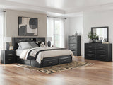 Stabotta - Two Drawer Night Stand - Black