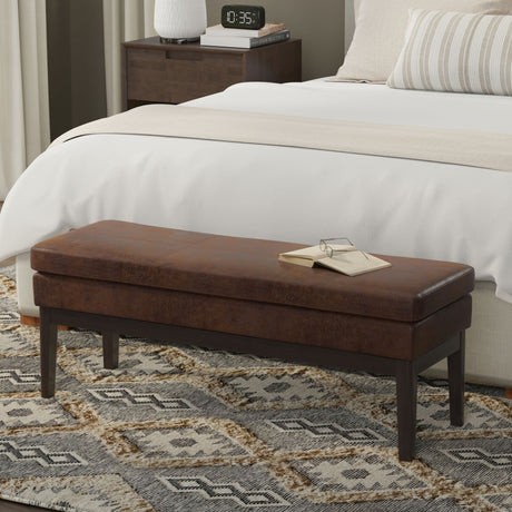 Carlson - Ottoman Bench, Mid Century Design - view 40