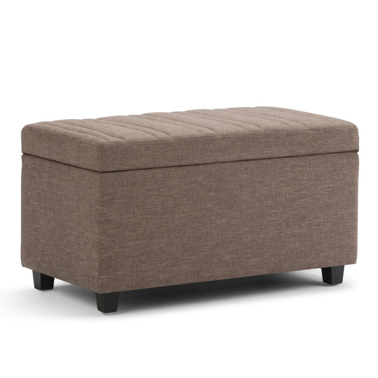 Darcy Upholstered Storage Ottoman Bench