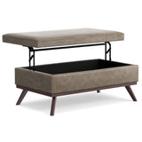 Owen - Multifunctional Square Coffee Table Storage Ottoman