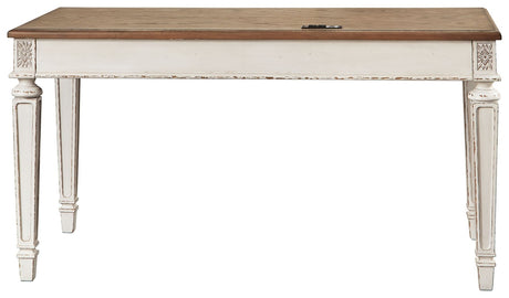 Realyn - Light Brown - Home Office Desk by Signature Design by Ashley® | Bel Furniture