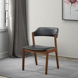 Enzo - Dining Chair (Set of 2) - Black / Brown by Ashcroft Furniture | Bel Furniture