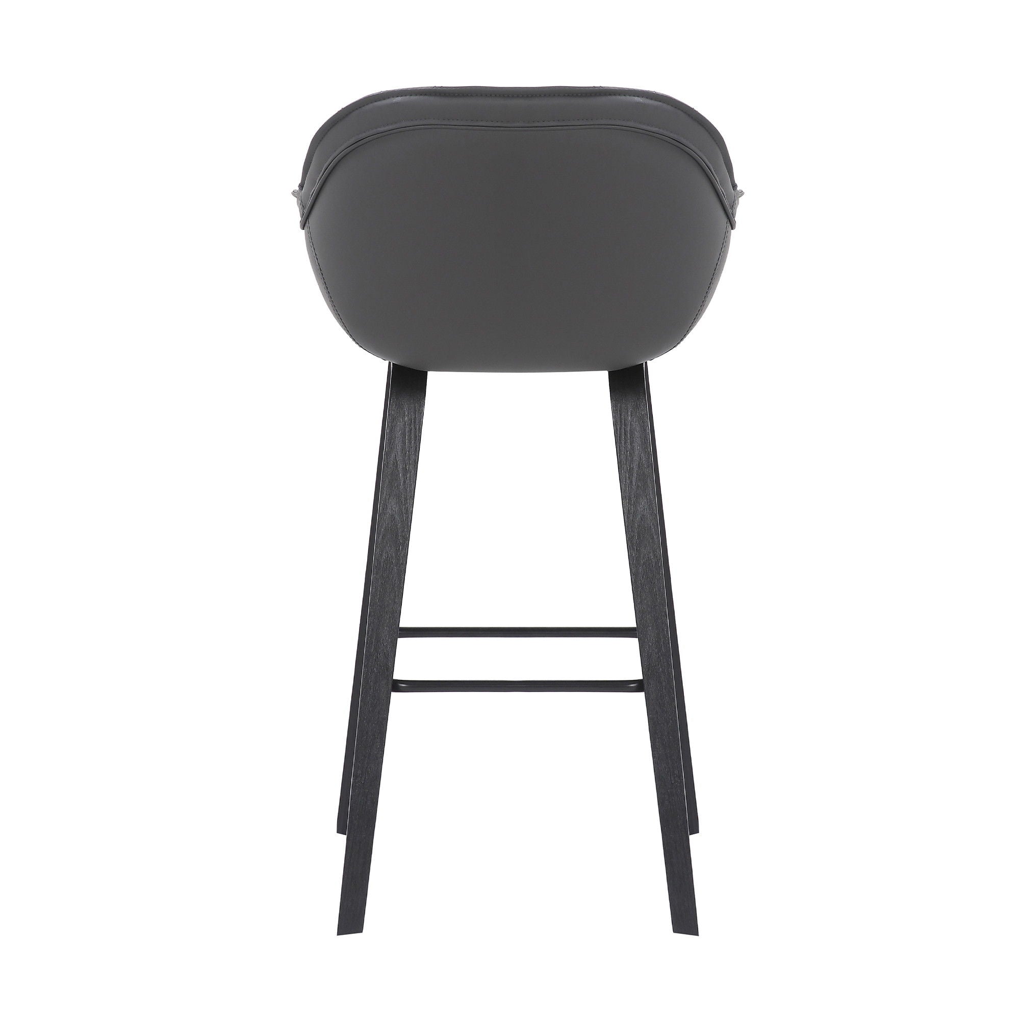 Iron Bar Height Bar Chair - Gray / Black