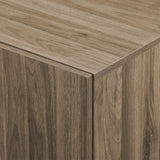 Mid-Century Modern 3 Drawer Low TV Stand For TVs Up To 80" by Walker Edison | Bel Furniture