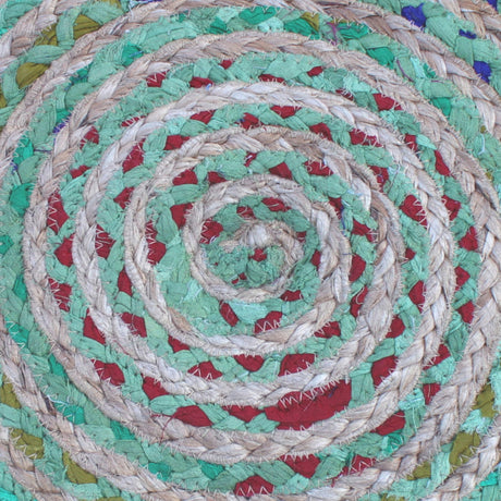 Margo - Handcrafted Round Pouf - view 17