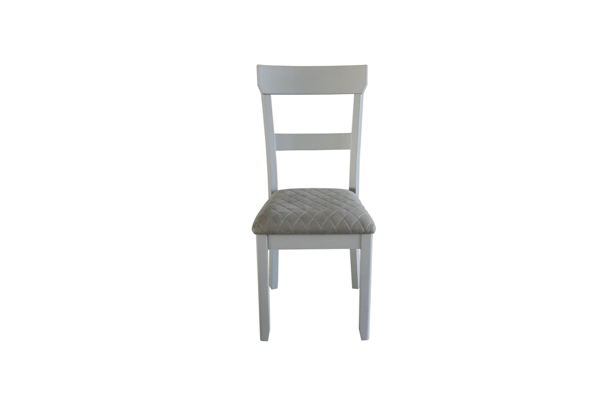House Marchese - Two Tone Side Chair (Set of 2) - Gray / Pearl Gray by Urban Nest | Bel Furniture