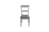 House Marchese - Two Tone Side Chair (Set of 2) - Gray / Pearl Gray by Urban Nest | Bel Furniture