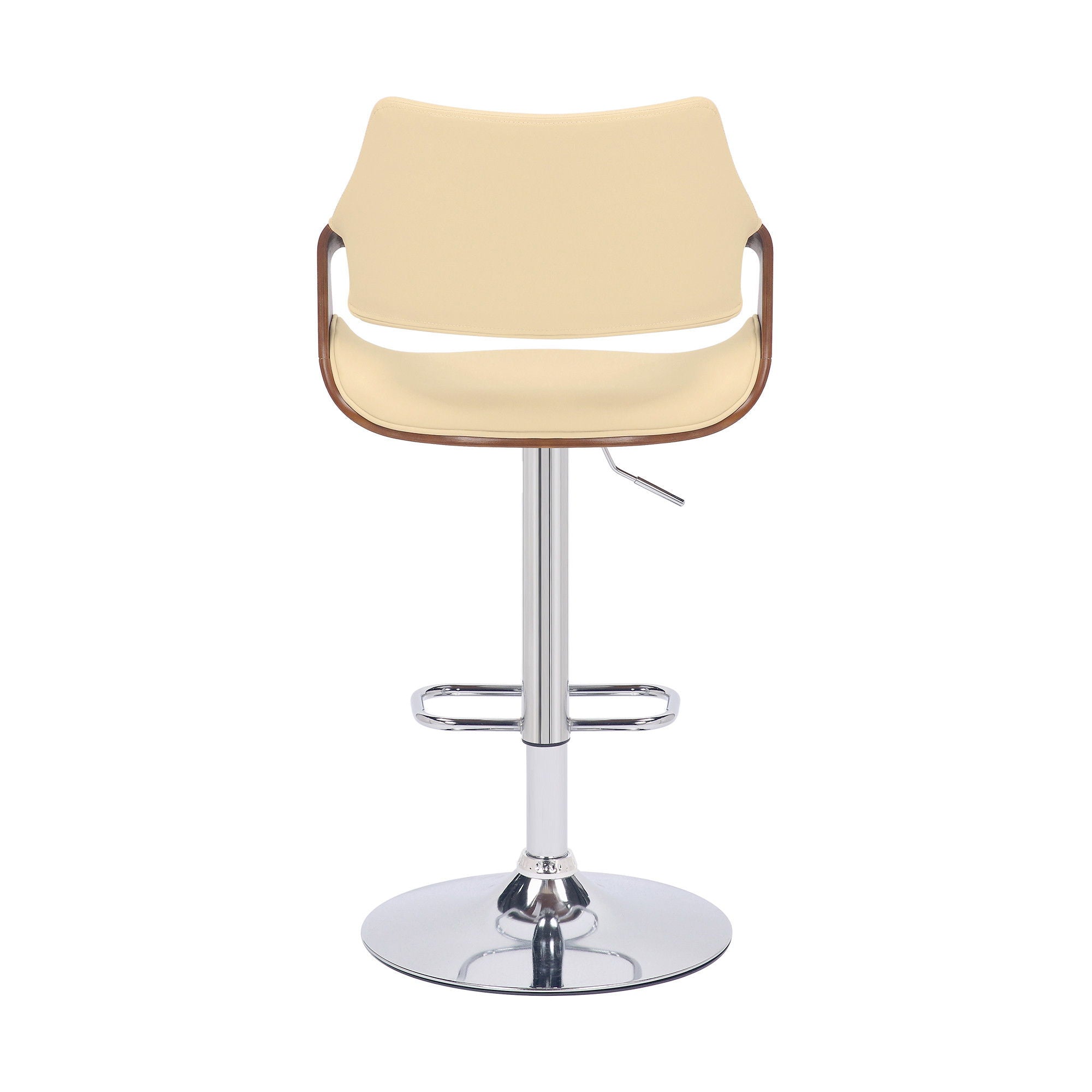 45" Swivel Adjustable Height Bar Chair - Cream