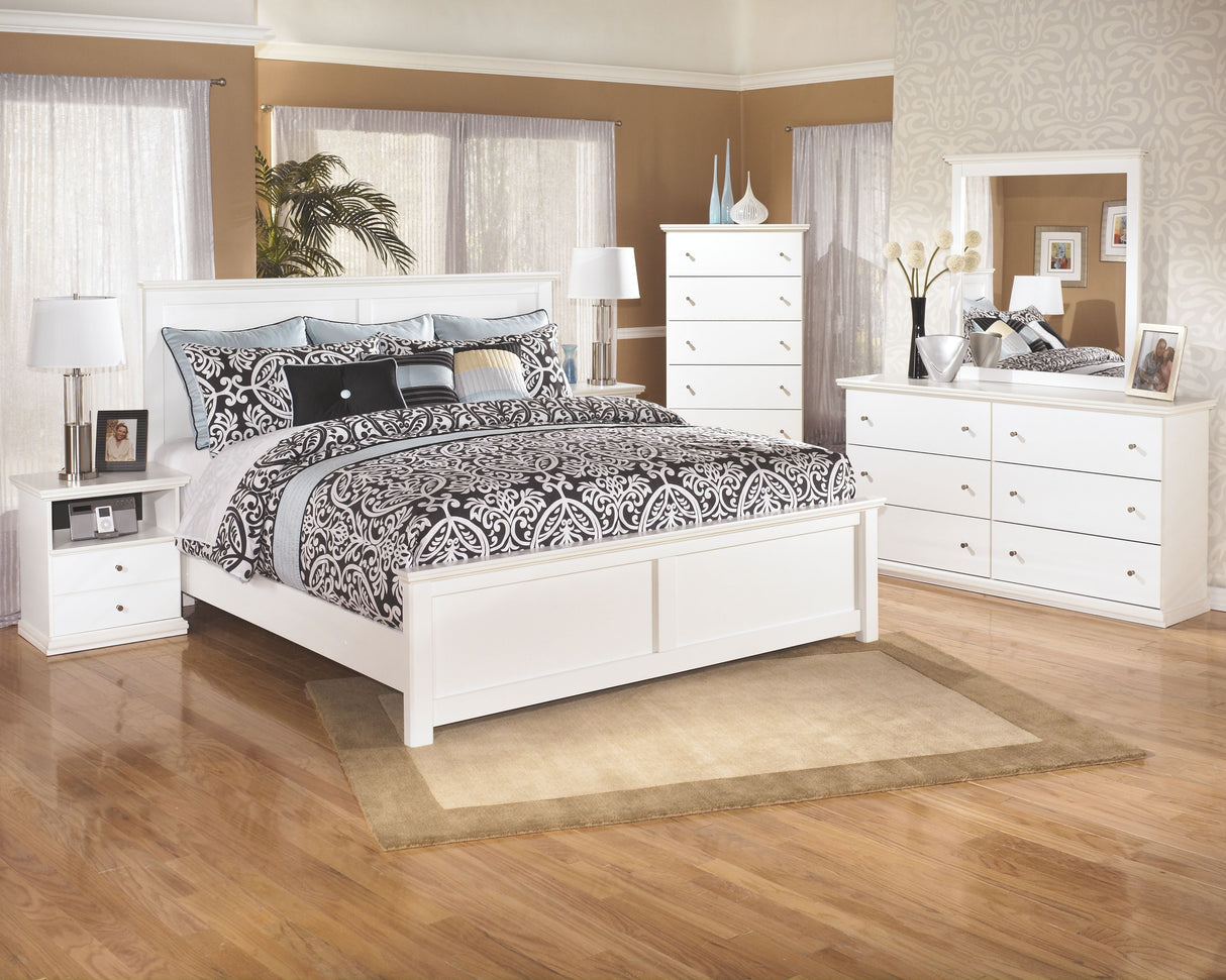 Bostwick Shoals - White - One Drawer Night Stand by Signature Design by Ashley® | Bel Furniture