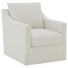 Winter - Upholstered Sloped Arm Accent Swivel Chair Beige by Coaster Fine Furniture | Bel Furniture