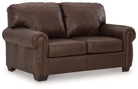Colleton - Dark Brown - Loveseat by Signature Design by Ashley® | Bel Furniture
