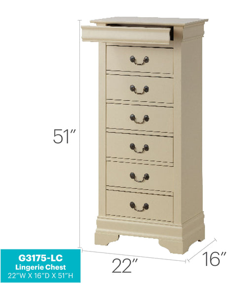 Traditional Style Lingerie Storage Chest Timeless - view 27