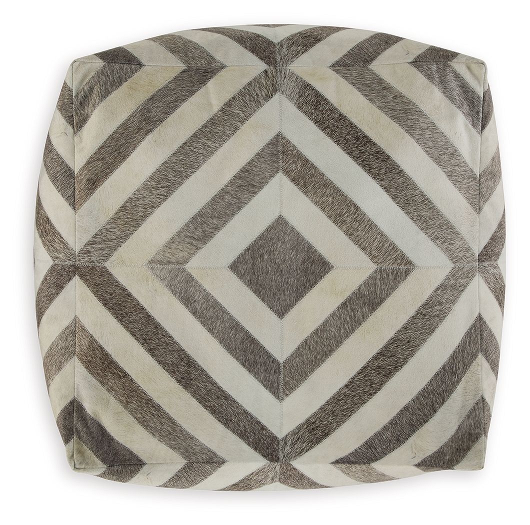 Hartselle - Brown - Pouf by Signature Design by Ashley® | Bel Furniture