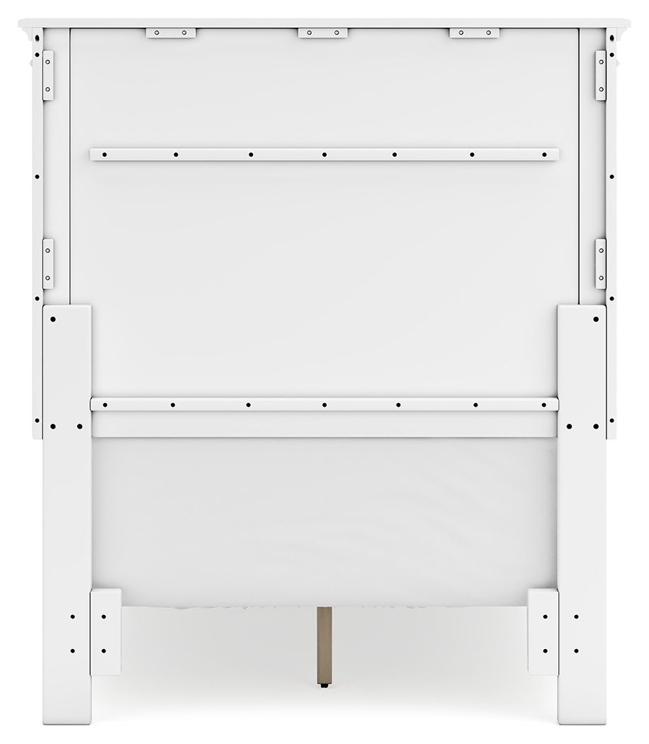 Fortman - Twin Panel Bed - White