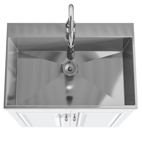Darwin - Deluxe Laundry Cabinet With Pull-Out Faucet And Stainless Steel Sink - view 22