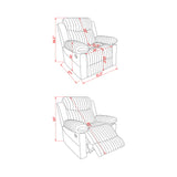Bruni - Glider Recliner With Manual Recline