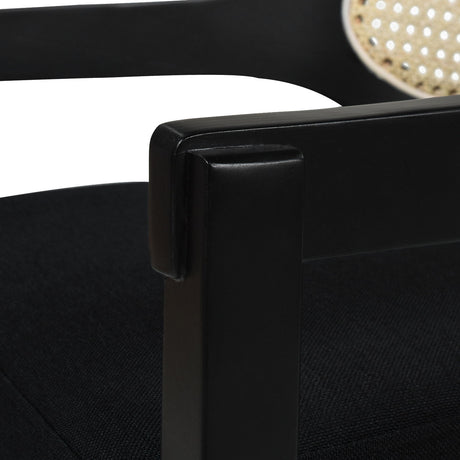 Americana - Mid-Century Modern Cane Back Counter Stool by Jennifer Taylor Home | Bel Furniture