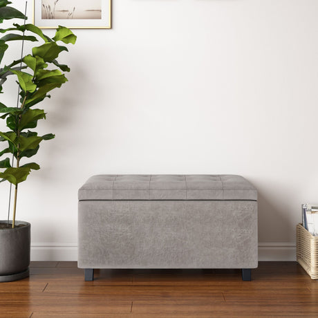 Cosmopolitan - Upholstered Storage Ottoman - view 71