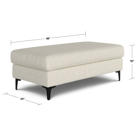 Ava - Versatile Mid Century Ottoman - view 25
