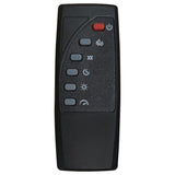 Deiter - 79" TV Stand Fireplace Media Console - Black