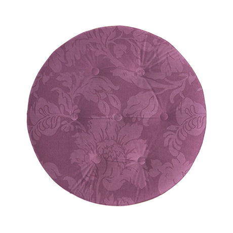Yolanda - Luxurious Upholstery Round Upholstered Accent Ottoman - view 8