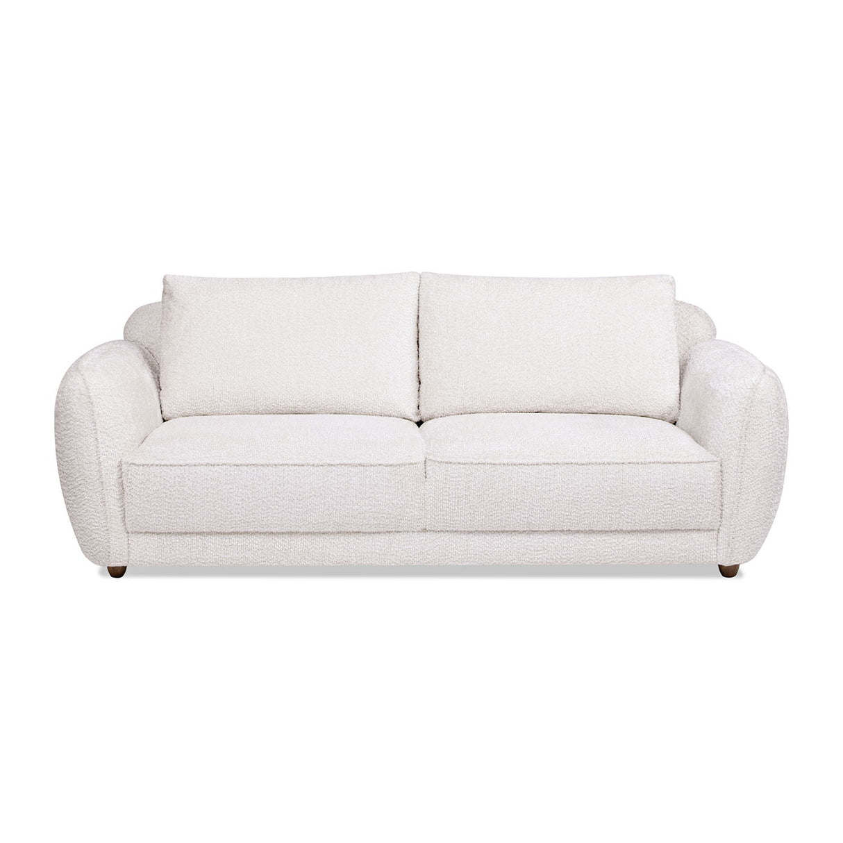 Sharon - Puffy Arm Sofa - Alpaca Off-White by Jennifer Taylor Home | Bel Furniture