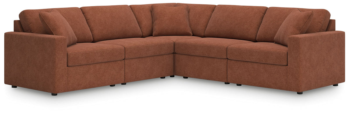 Modmax - Spice - Sectional Light Brown 5 Pc. Sectional by Signature Design by Ashley® | Bel Furniture