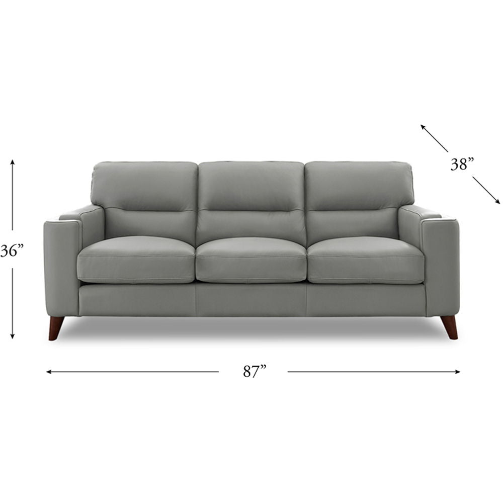 Elm - Leather Sofa