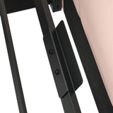 Upholstered Daybed With Metal Slatted Base