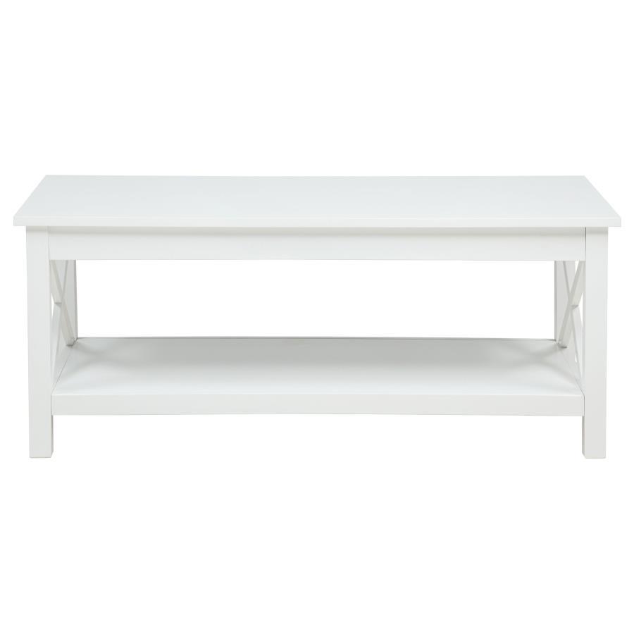 Skyview - 44" Rectangular Lift Top Coffee Table - White