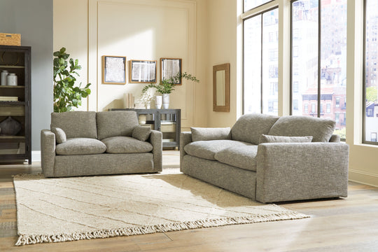 Dramatic - Living Room Set Dark Gray 2 Pc. Sofa, Loveseat by Benchcraft® | Bel Furniture