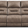 Stoneland - Power Reclining Sofa Light Brown by Signature Design by Ashley® | Bel Furniture