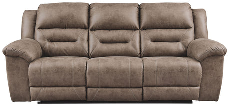 Stoneland - Power Reclining Sofa Light Brown by Signature Design by Ashley® | Bel Furniture