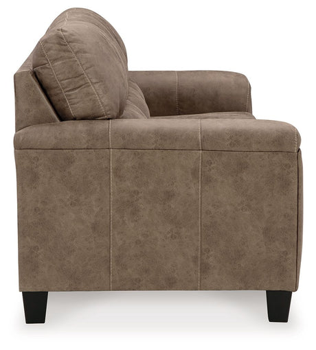 Navi - 3 Pc. - Sofa, Loveseat, Rocker Recliner - Fossil - view 12