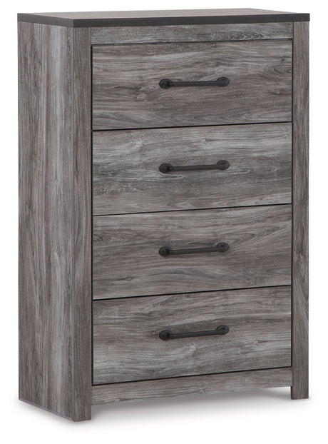 Bronyan - Dark Gray - Four Drawer Chest by Signature Design by Ashley® | Bel Furniture