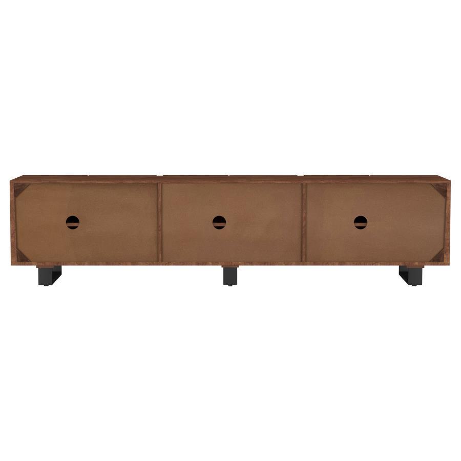 Trask - Wood TV Stand Media Console - Mango Brown by Coaster Fine Furniture | Bel Furniture