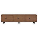 Trask - Wood TV Stand Media Console - Mango Brown by Coaster Fine Furniture | Bel Furniture