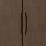 Harper - 3 Door Sideboard Buffet / Storage Cabinet - Walnut Brown by Simpli-Home | Bel Furniture