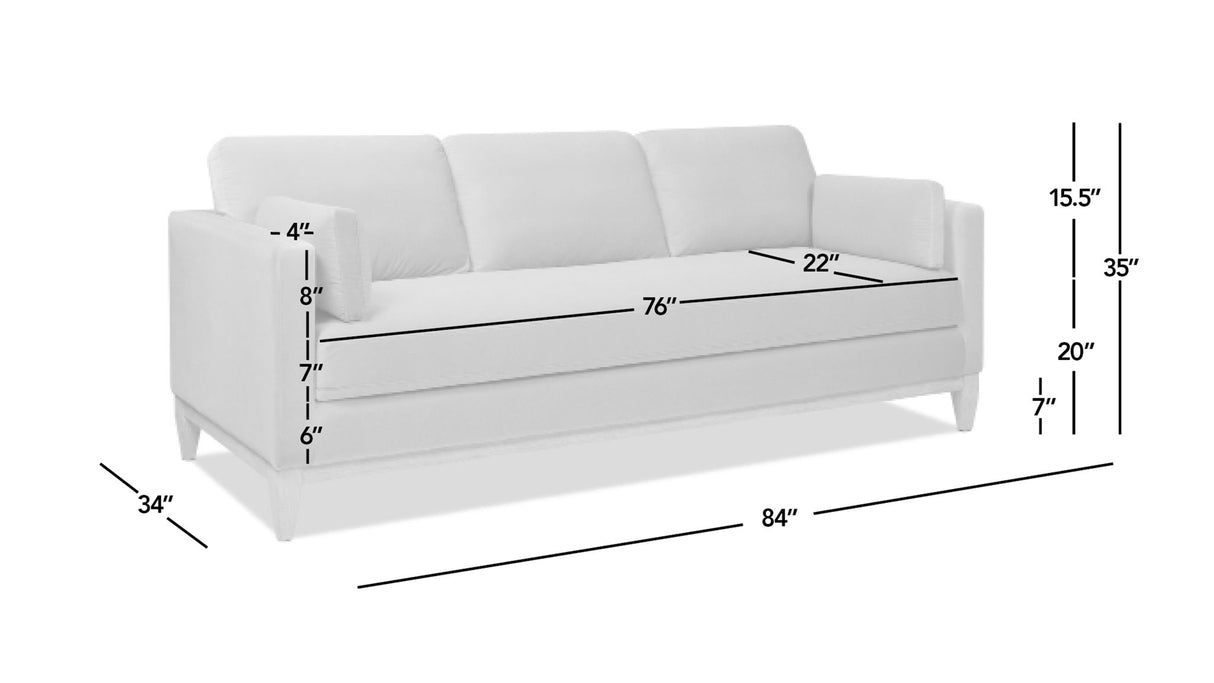 Knox - Modern Farmhouse Sofa by Jennifer Taylor Home | Bel Furniture