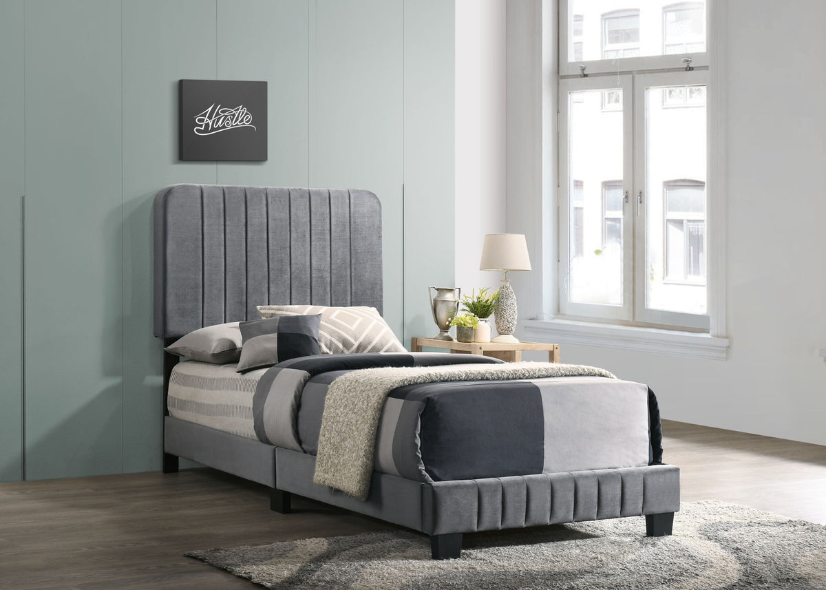 Channel Tufted Bed
