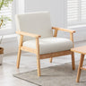Bahamas - Linen Fabric Chair by Lilola Home | Bel Furniture