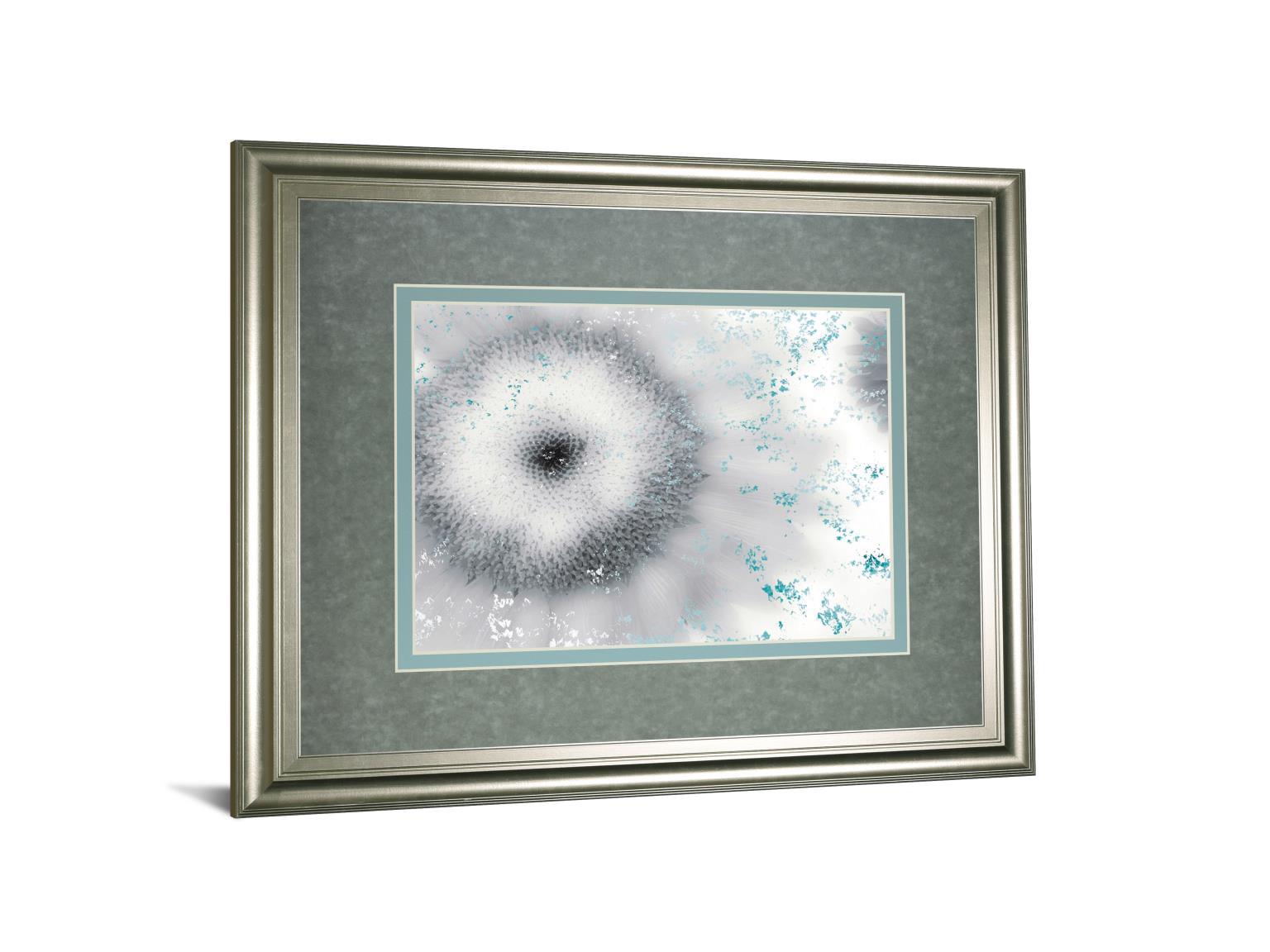 Crystalline By Marvin Pelkey - Framed Print Wall Art - Blue