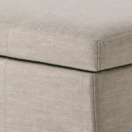 Kingsley - Upholstered Large Storage Ottoman - view 24
