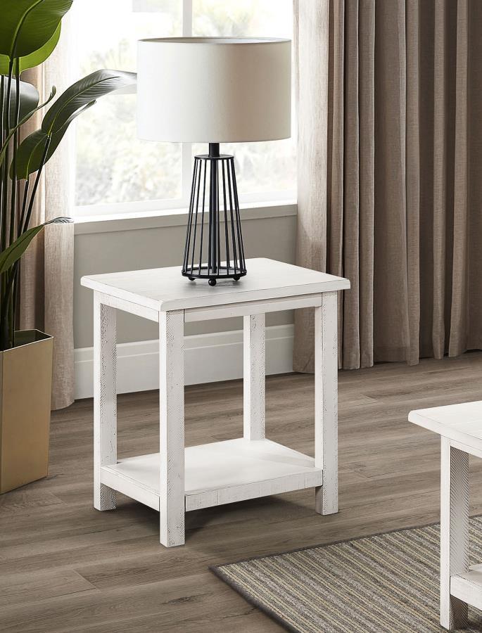 Payne - Wood End Table with Shelf by Coaster Fine Furniture | Bel Furniture