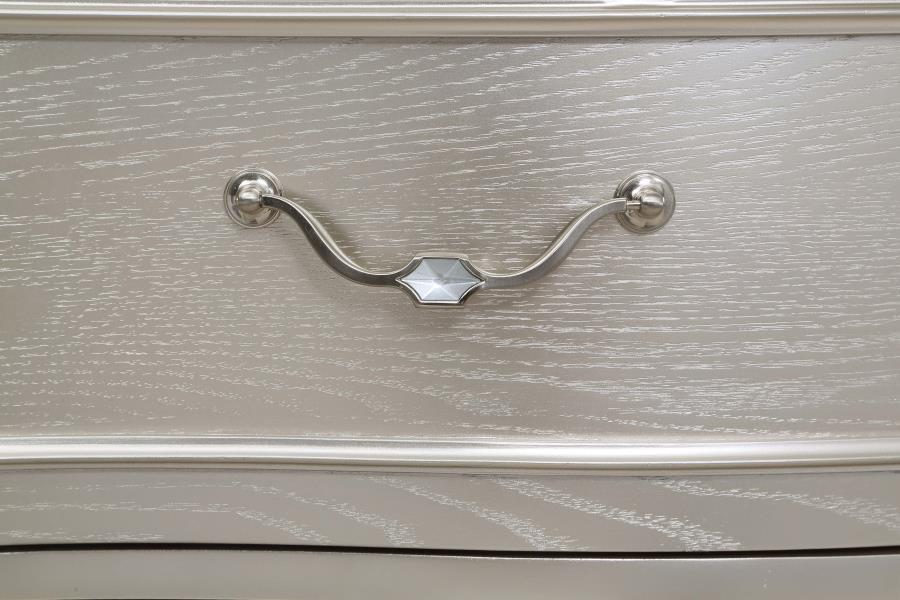 Evangeline - 3-Drawer Nightstand - Silver Oak by CoasterElevations | Bel Furniture