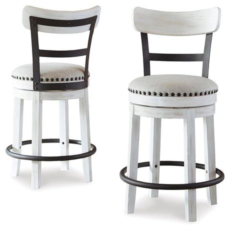 Valebeck - Full Back Swivel Stool - view 3