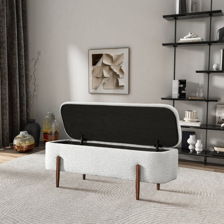 Sarna - Storage Bench - Ivory - view 6
